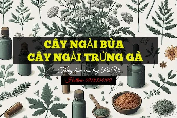 3 Cây ngải luyện bùa và Cây ngải ăn trứng gà (Cập nhật)