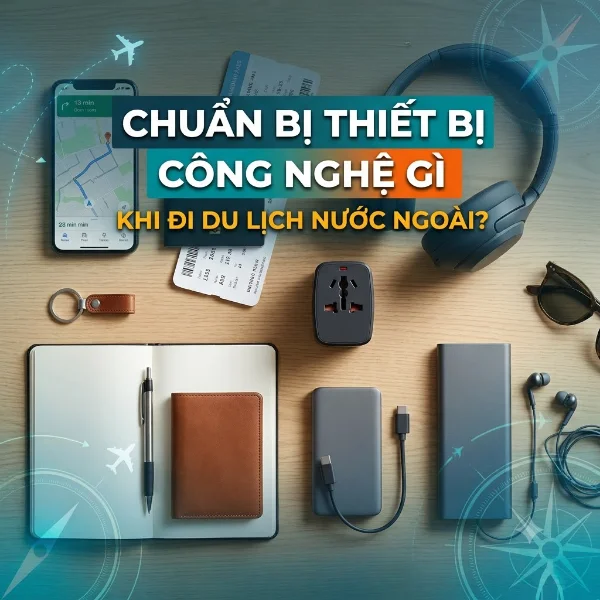 Chuẩn bị thiết bị công nghệ gì khi đi du lịch nước ngoài?