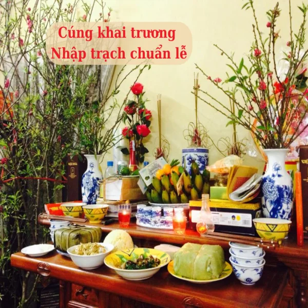 Cúng khai trương, nhập trạch chuẩn lễ, uy tín tại TP HCM