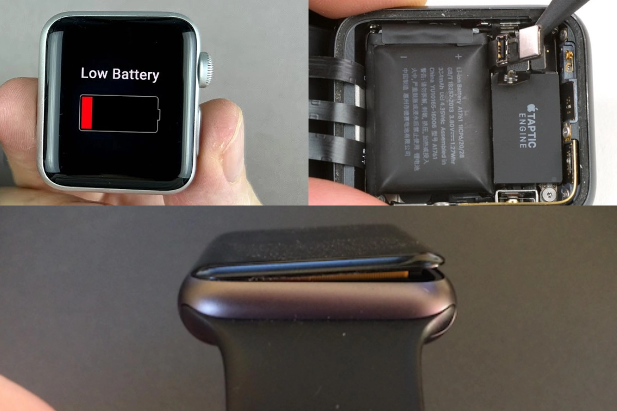 Pin Apple Watch Seri3 bị hỏng