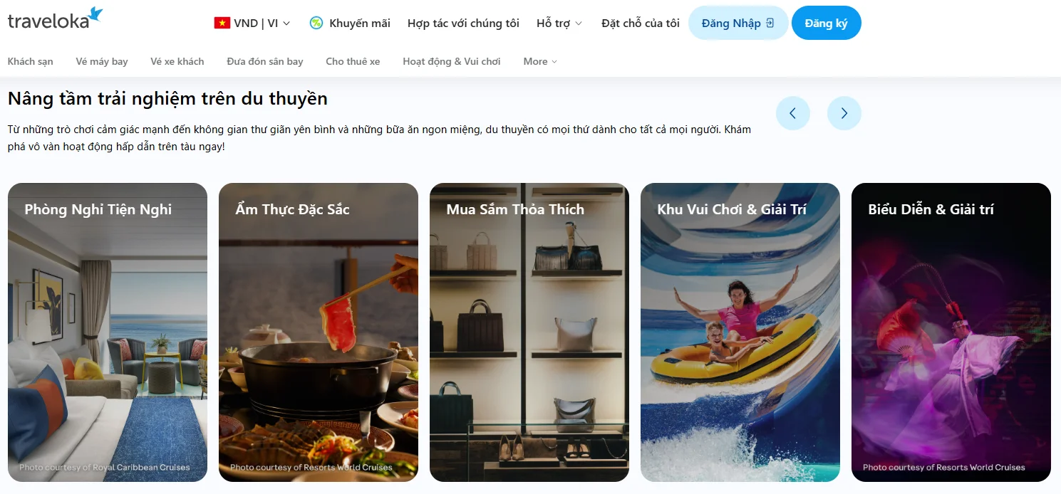 Trải nghiệm du thuyền cùng Traveloka