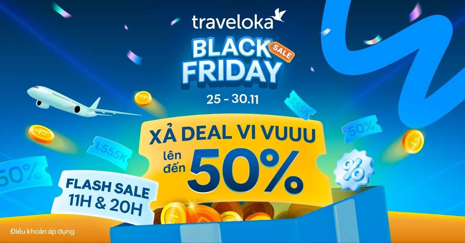 Săn vé Black Friday Hà Nội - Sài Gòn giá tốt cùng Traveloka